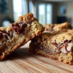 Maple Pecan Swirl Blondies