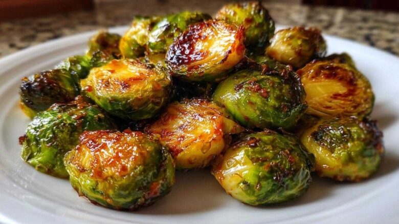 Maple Sriracha Brussels Sprouts