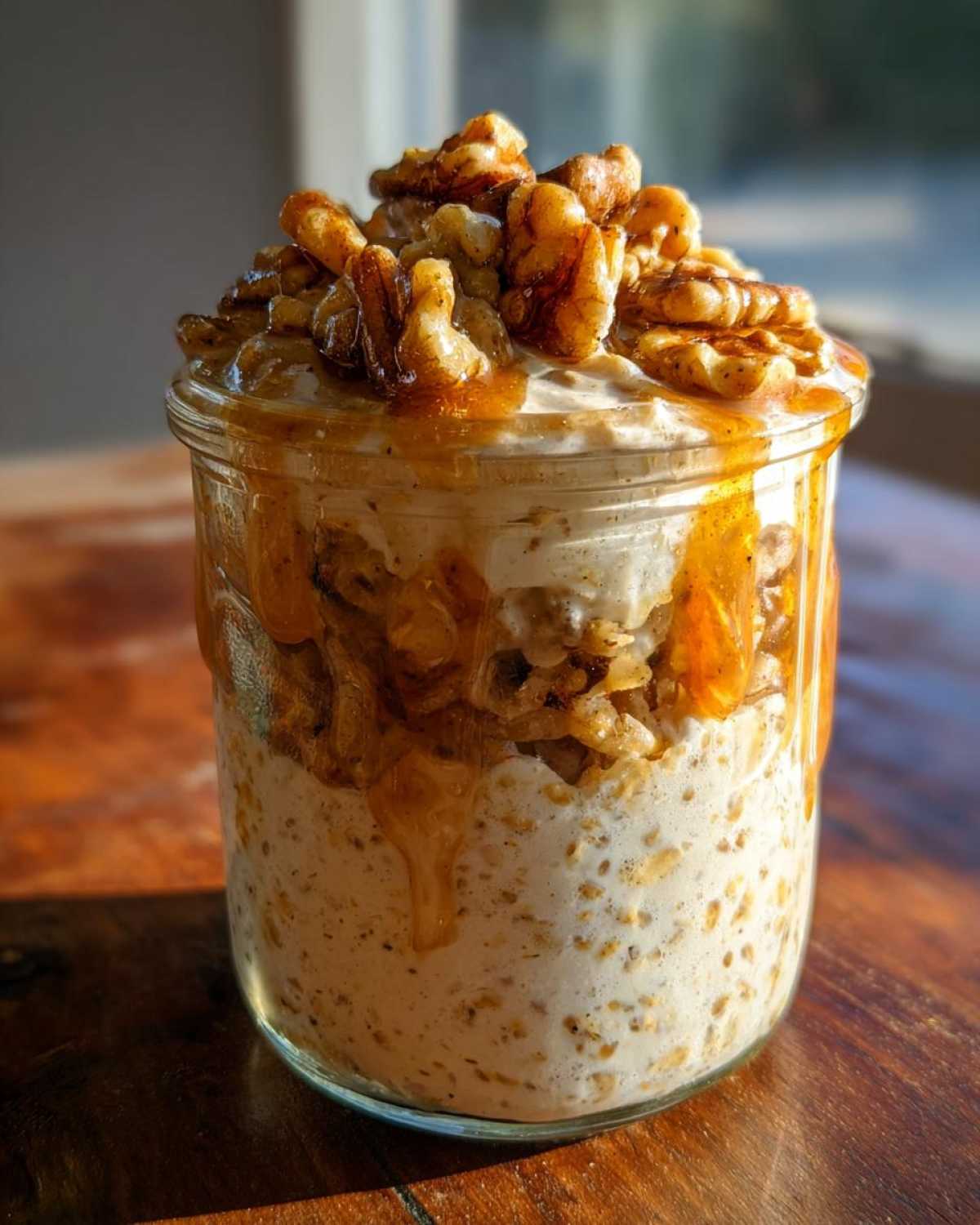 Maple Walnut Overnight Oats - detail 1