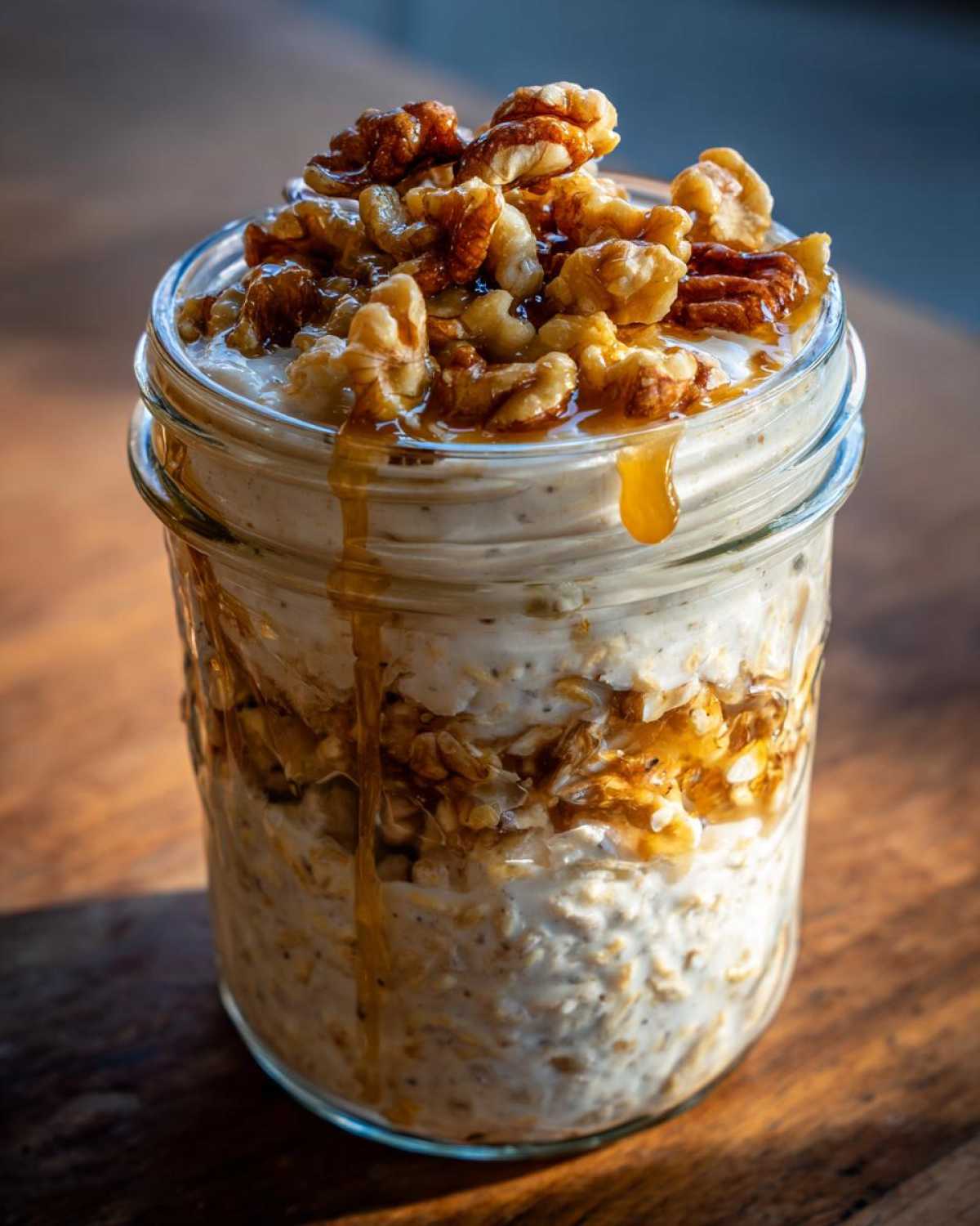 Maple Walnut Overnight Oats - detail 2