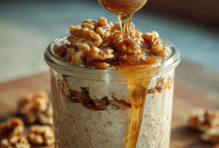 Maple Walnut Overnight Oats