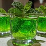 Mint Julep Jello Shots