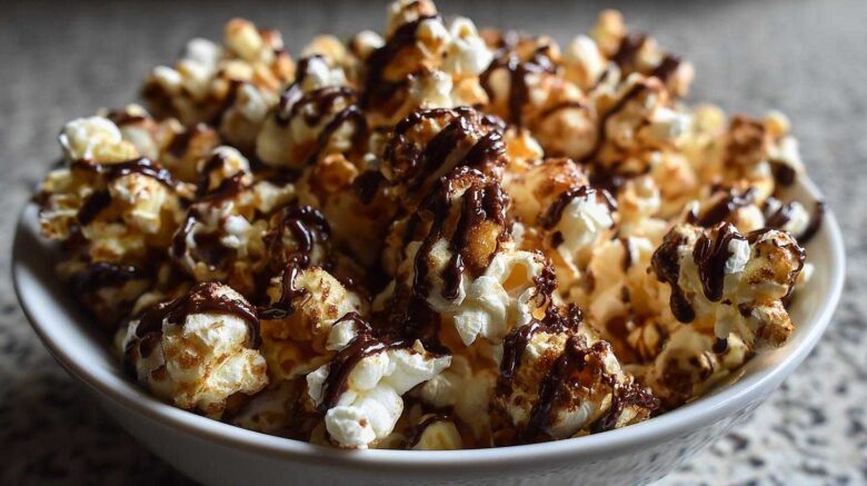 Mocha Drizzle Popcorn