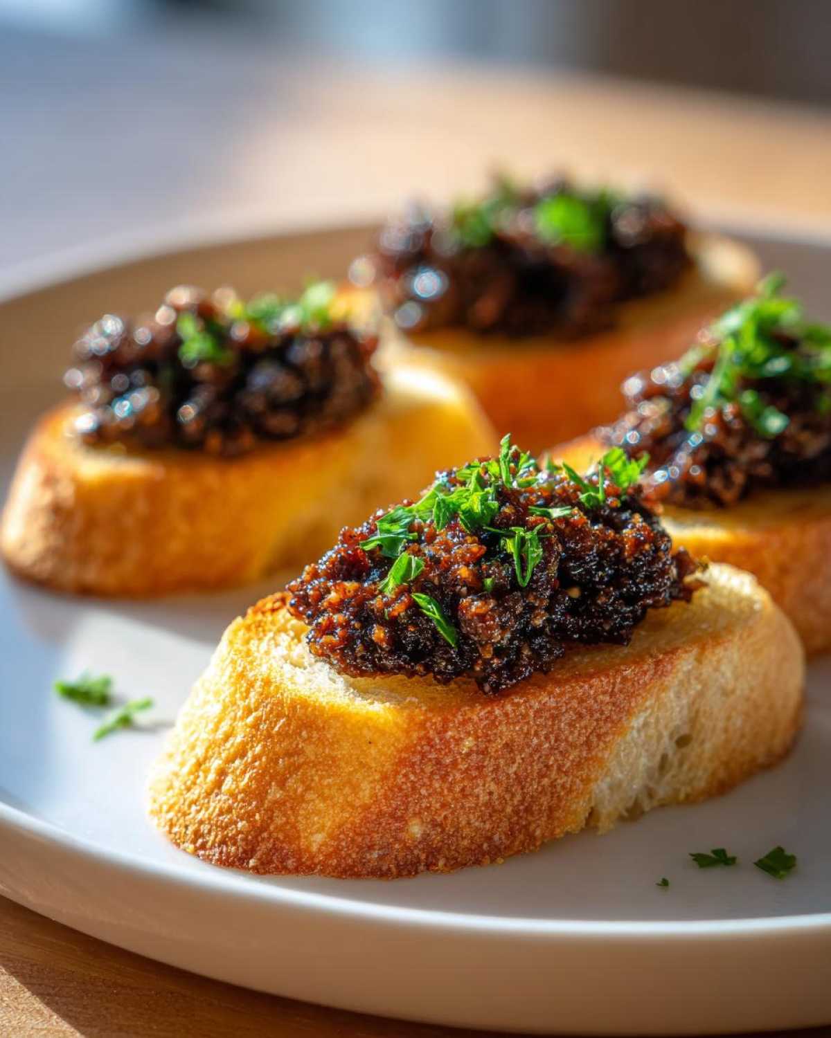 Olive Tapenade Crostini - detail 1