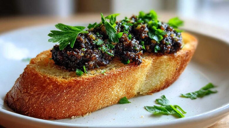 Olive Tapenade Crostini