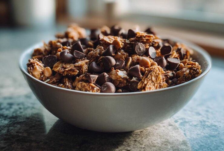 Peanut Butter Cup Granola