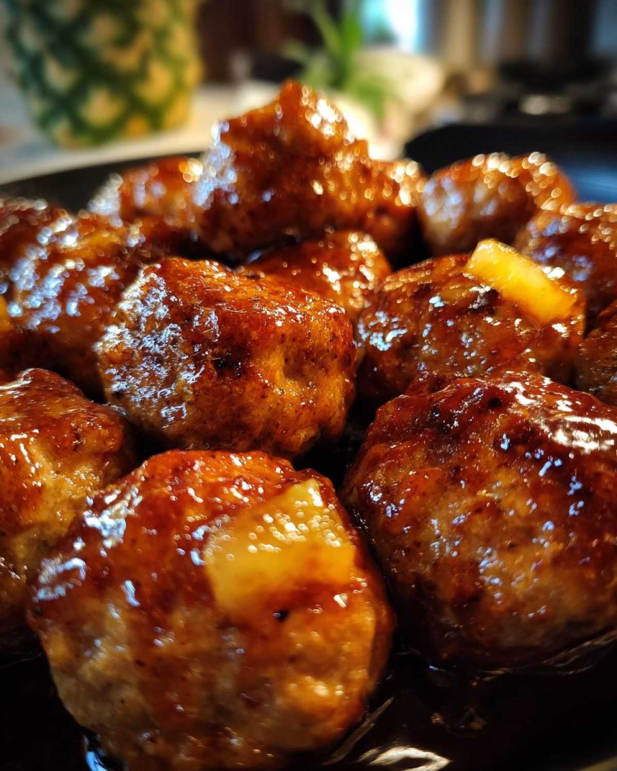 Pineapple Teriyaki Meatballs - detail 1