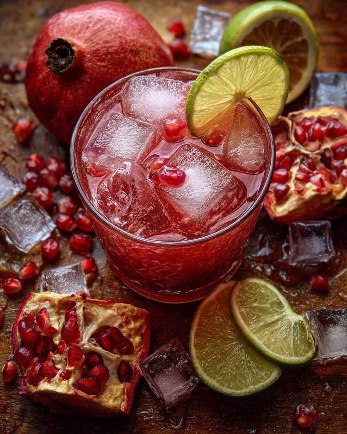Pomegranate Guava Mocktail - detail 1
