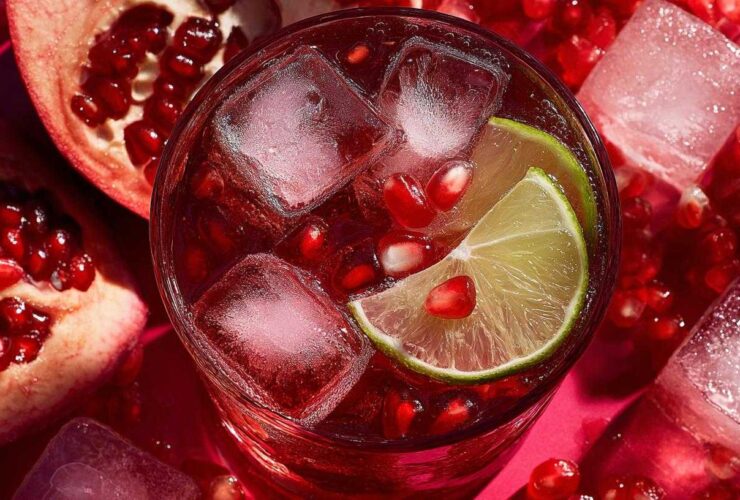 Pomegranate Guava Mocktail