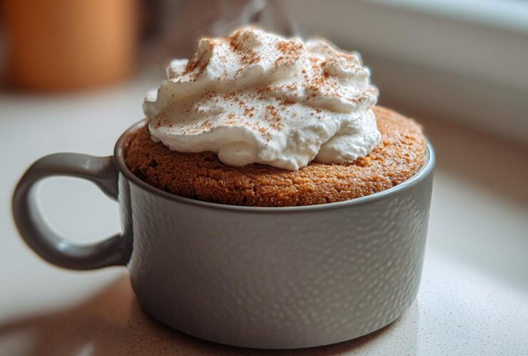 Pumpkin Spice Latte Mug Cake