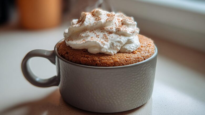 Pumpkin Spice Latte Mug Cake