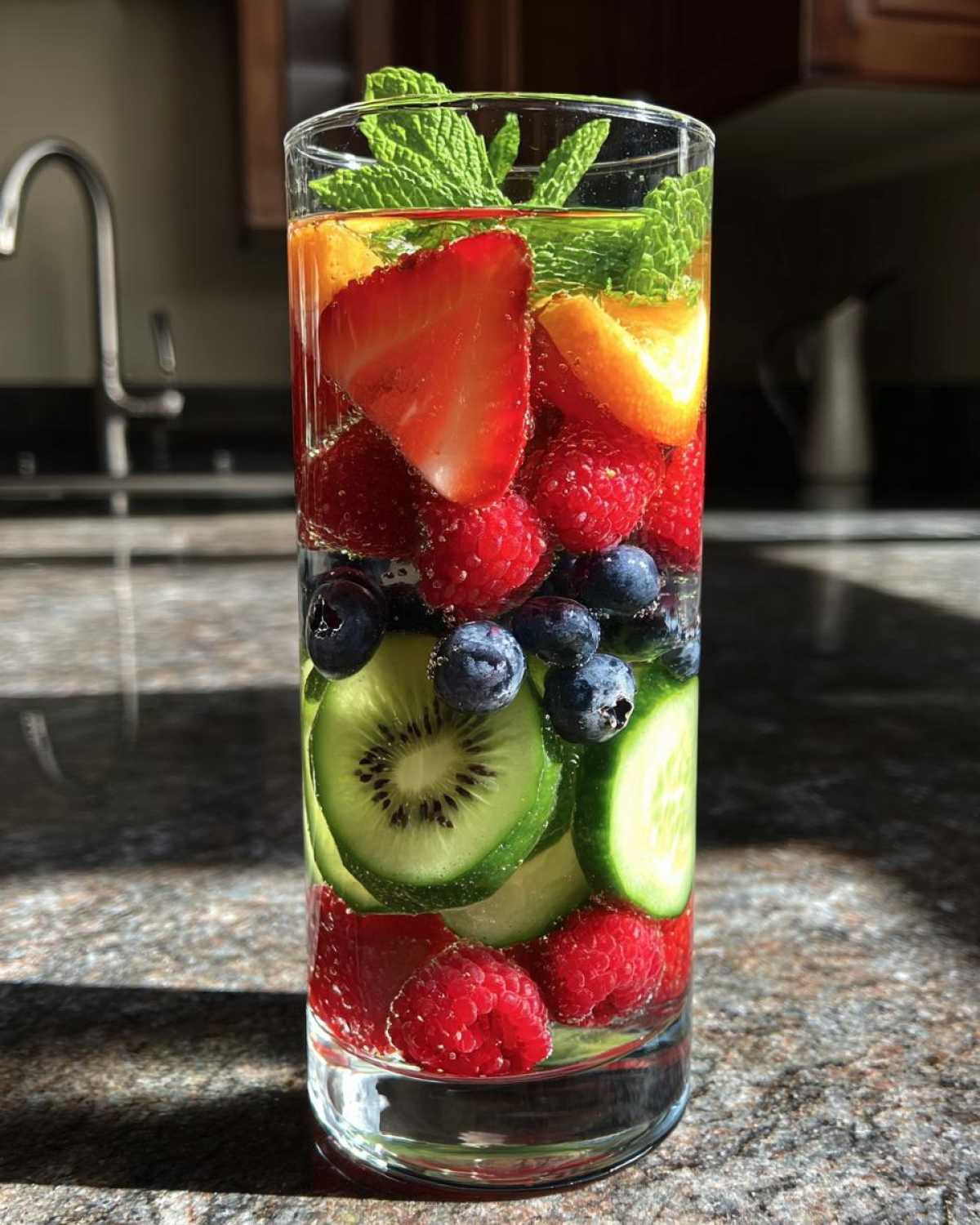 Rainbow Fruit Infused Water - detail 1