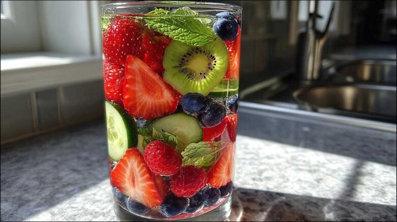 Rainbow Fruit Infused Water