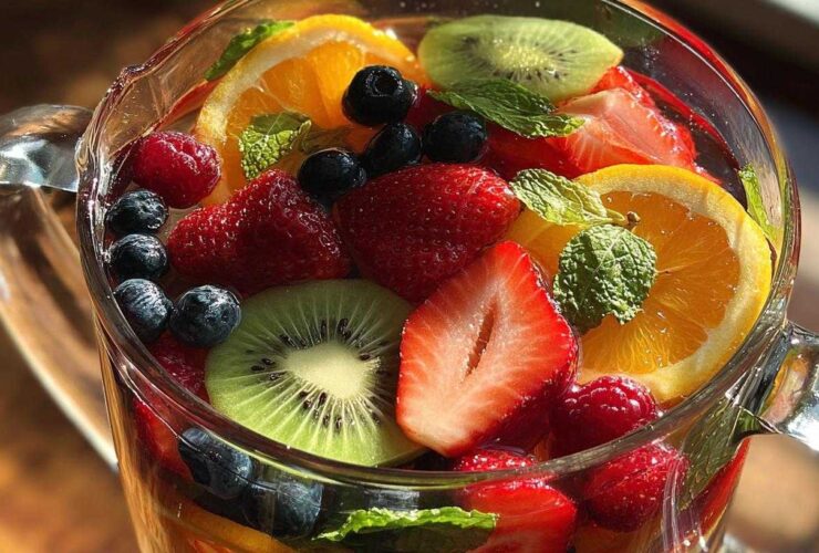 Rainbow Fruit Infused Water
