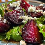 Roasted Beet & Goat Cheese Salad