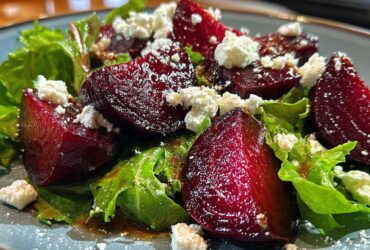 Roasted Beet & Goat Cheese Salad