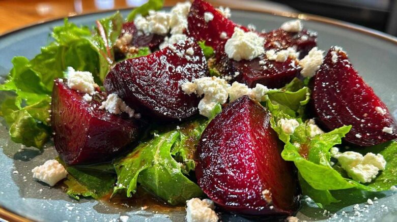 Roasted Beet & Goat Cheese Salad