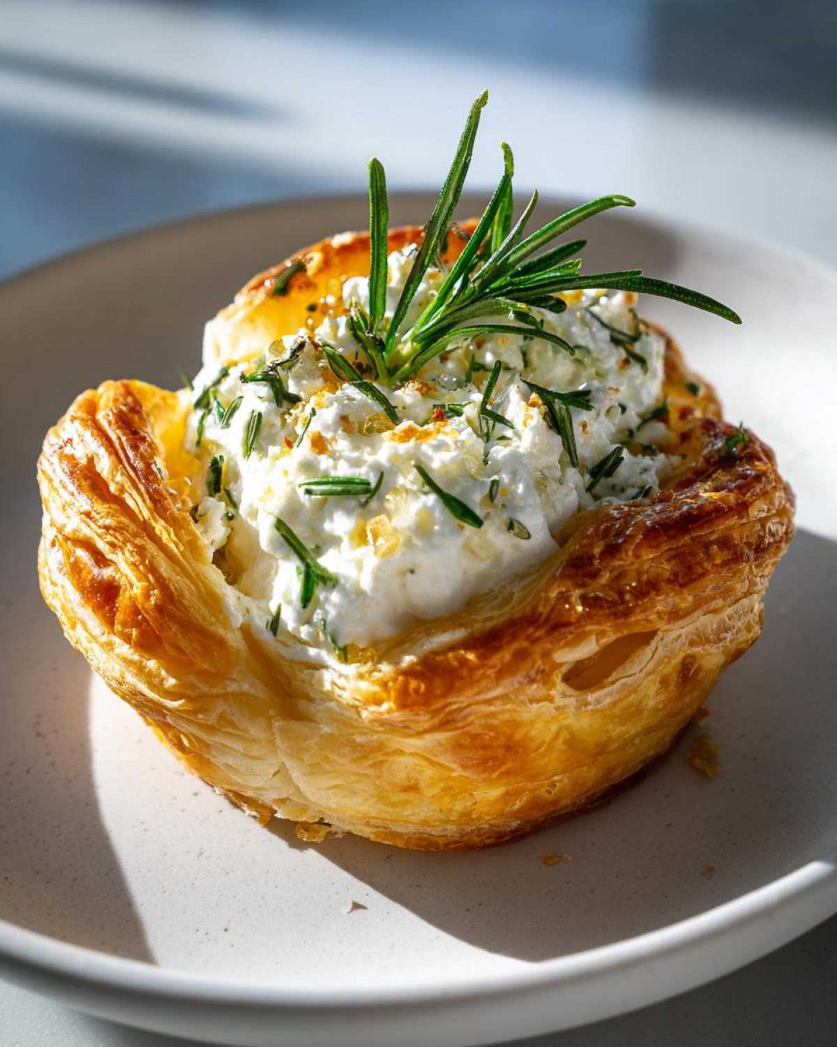 Rosemary Goat Cheese Tart - detail 1