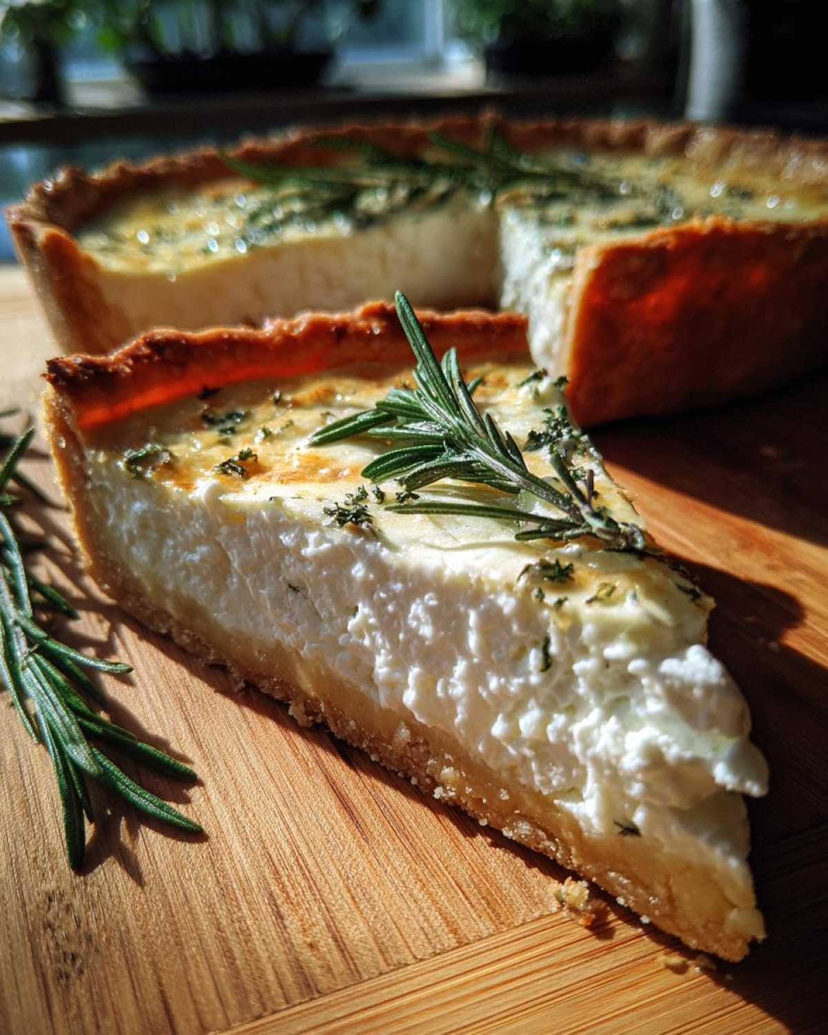 Rosemary Goat Cheese Tart - detail 1