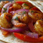 Sheet Pan Shrimp Fajitas