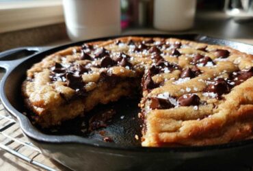 Skillet Chocolate Chip Cookie