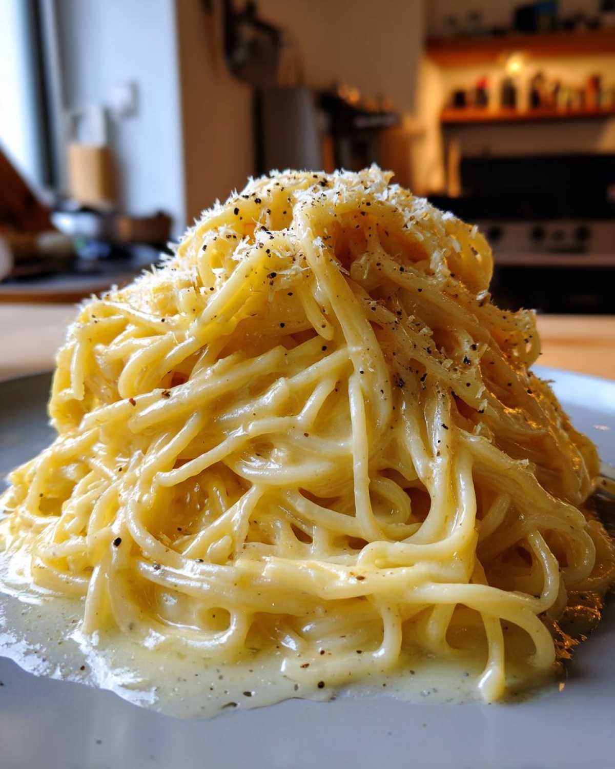 Spaghetti Cacio e Pepe - detail 1