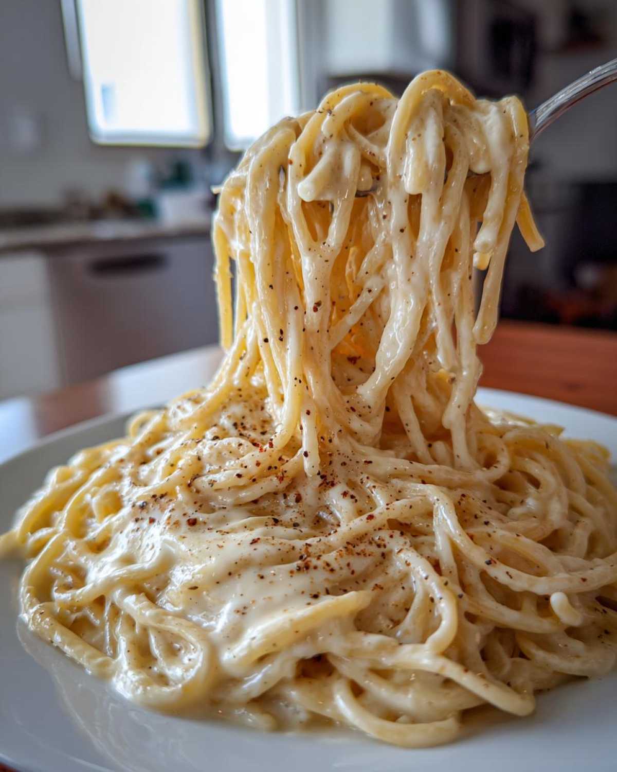 Spaghetti Cacio e Pepe - detail 2