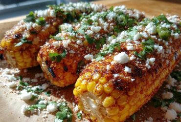 Spicy Mexican street corn