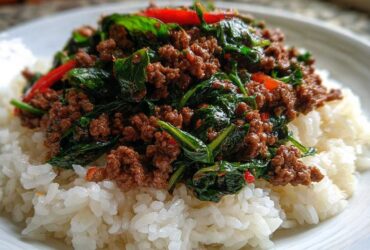 Spicy Thai Basil Beef (Pad Kra Pao)