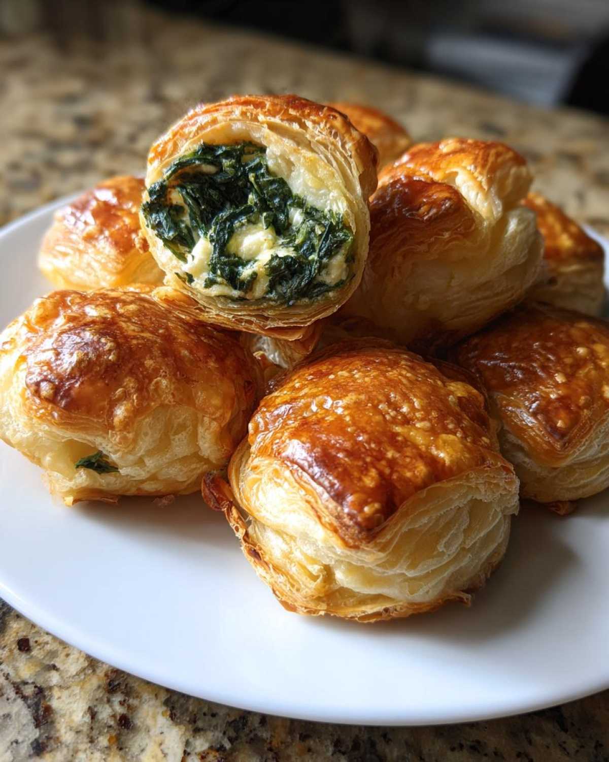 Spinach & Feta Puff Pastry Bites - detail 1
