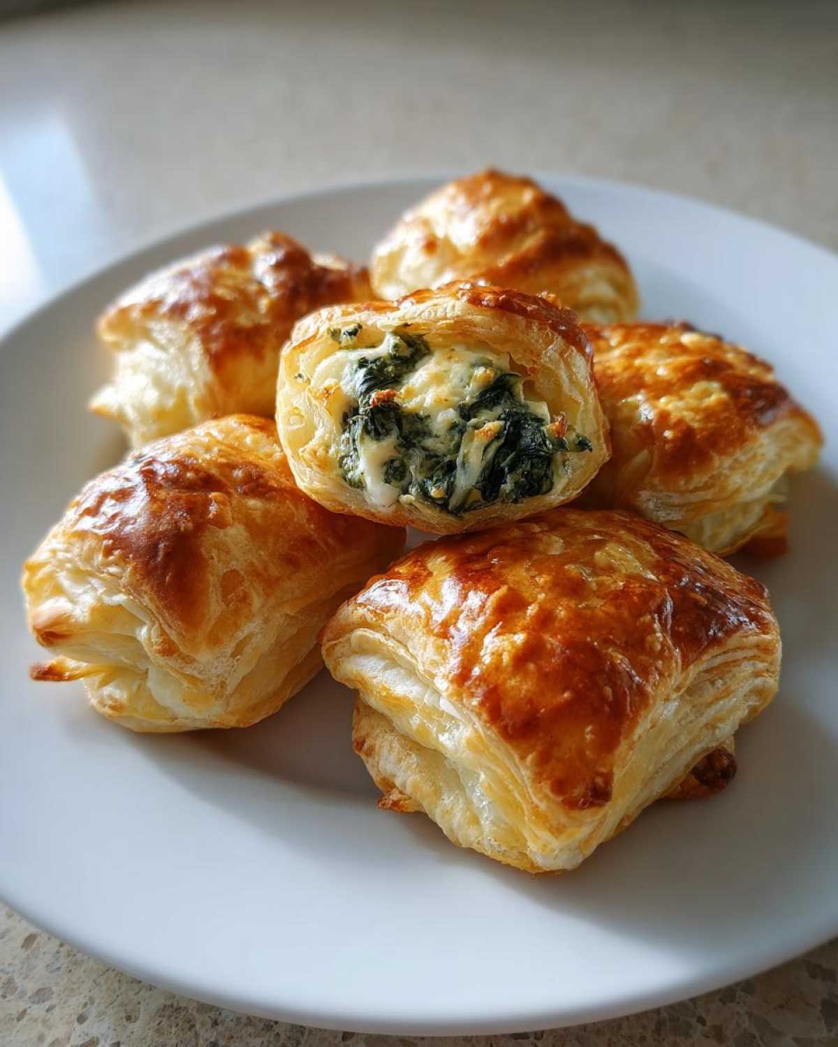 Spinach & Feta Puff Pastry Bites - detail 2