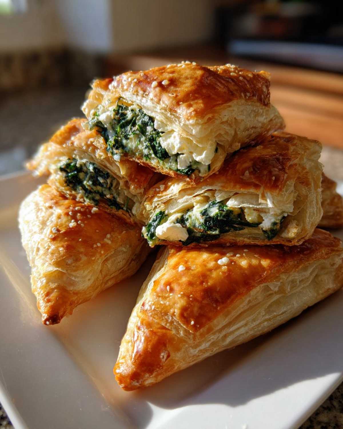 Spinach & Feta Puff Pastry Bites - detail 2