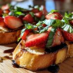 Strawberry Balsamic Bruschetta