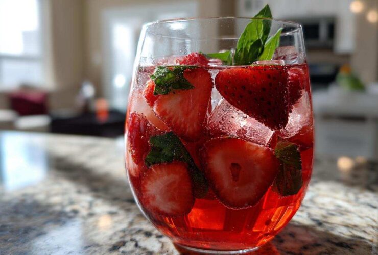 Strawberry Basil Sangria
