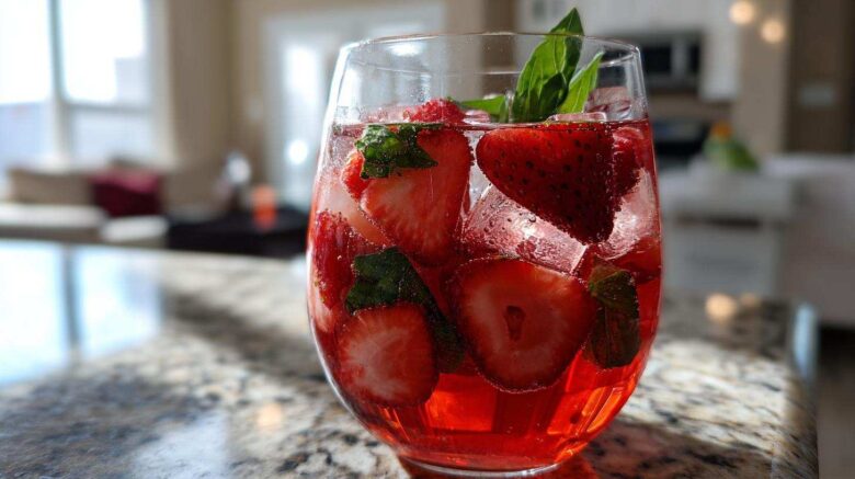Strawberry Basil Sangria