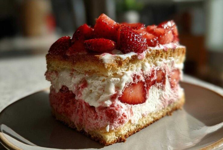 Strawberry Shortcake Ice Cream Sandwiches
