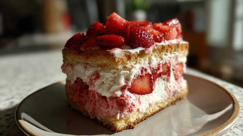 Strawberry Shortcake Ice Cream Sandwiches