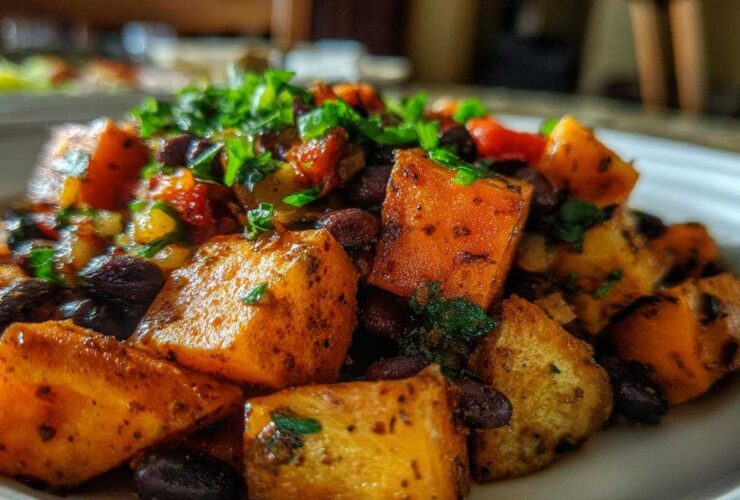 Sweet Potato & Black Bean Hash