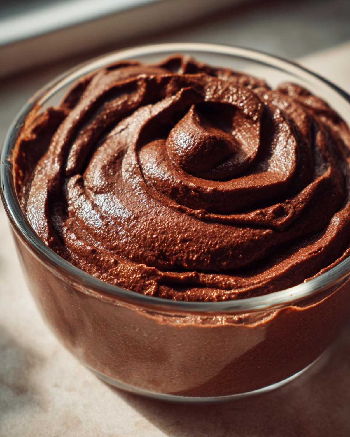 Vegan Chocolate Avocado Mousse - detail 1