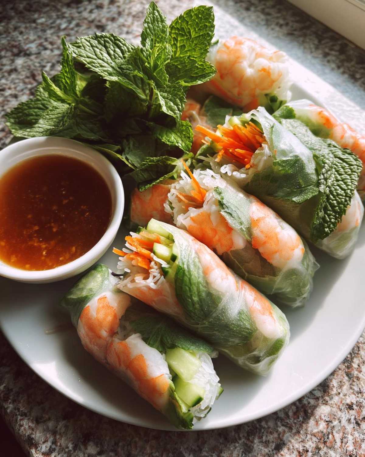 Vietnamese Rice Paper Spring Rolls - detail 1