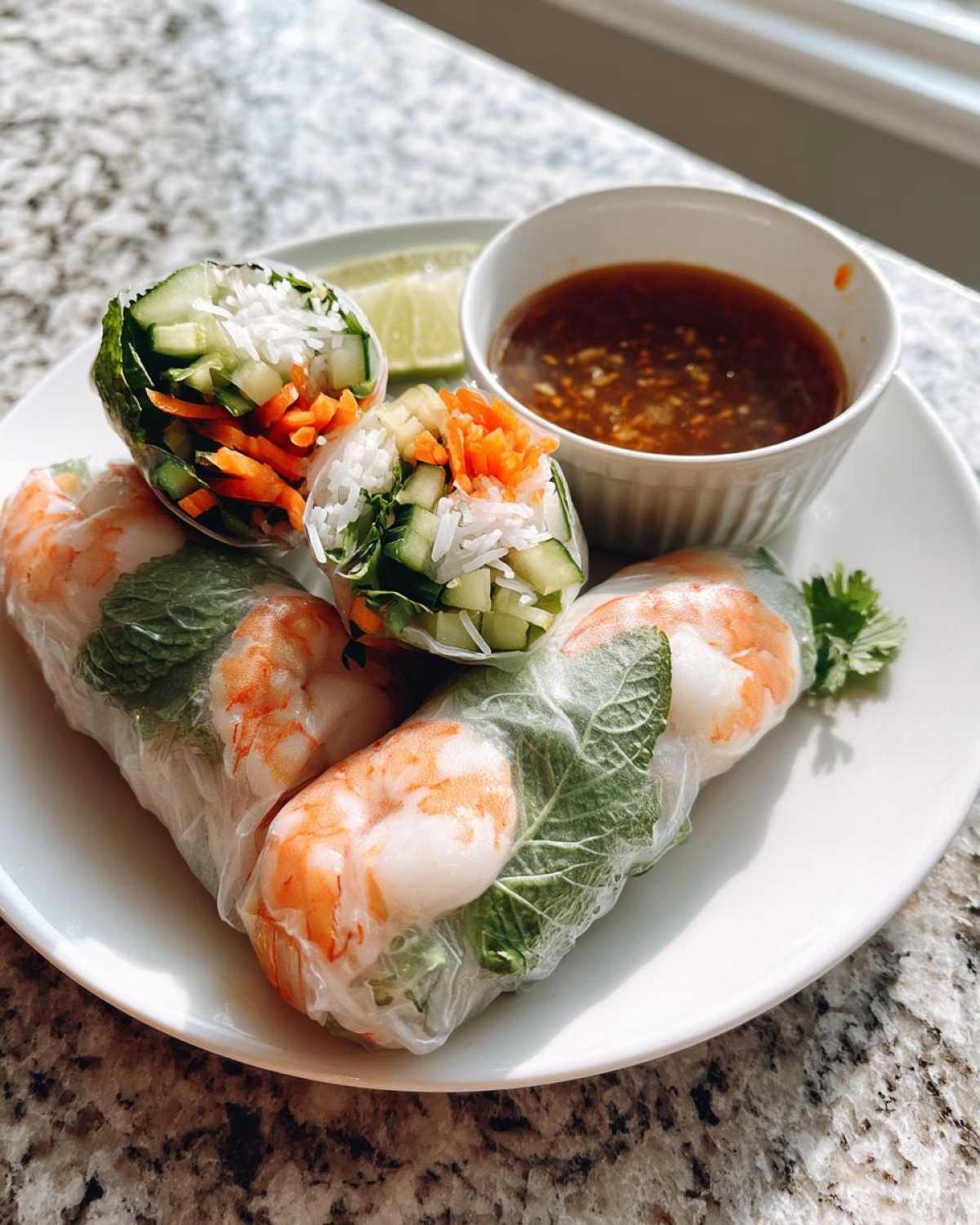 Vietnamese Rice Paper Spring Rolls - detail 2