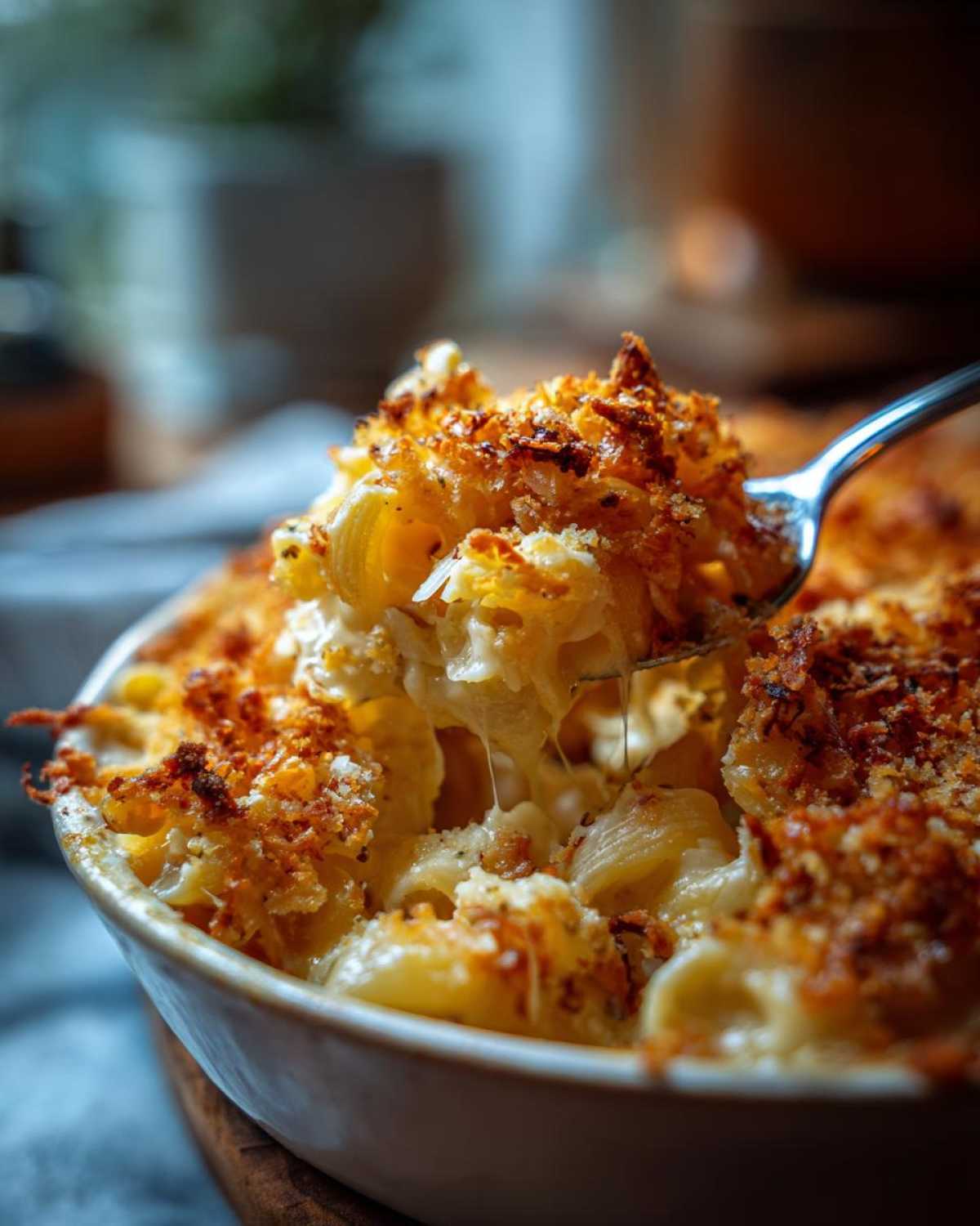 Baked Three-Cheese Mac & Cheese - detail 4