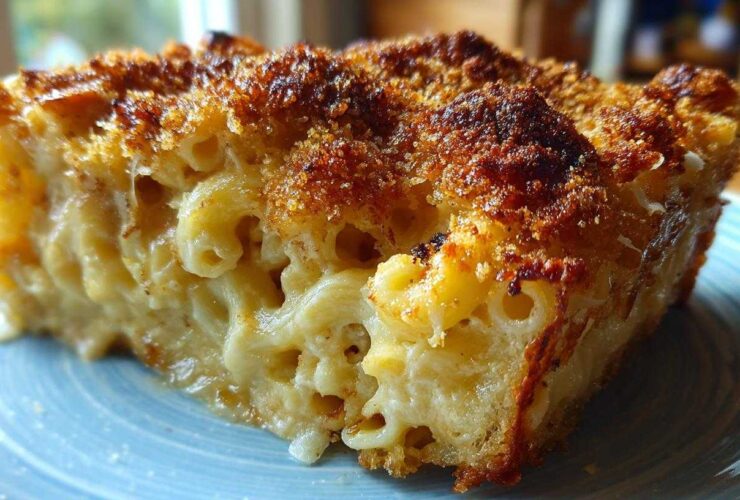 Baked Three-Cheese Mac & Cheese