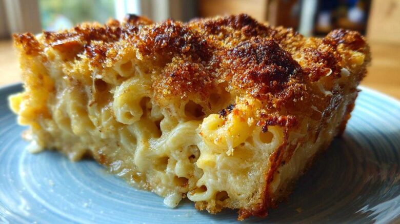Baked Three-Cheese Mac & Cheese