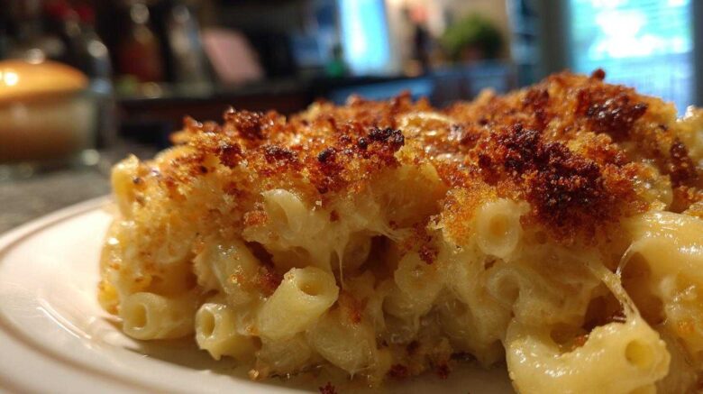Baked Three-Cheese Mac & Cheese