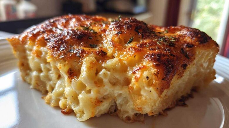 Baked Three-Cheese Mac & Cheese
