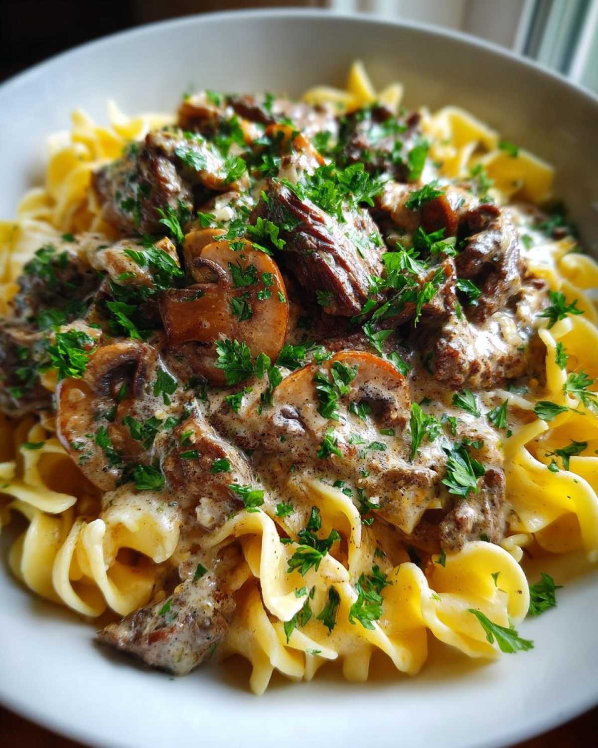 Beef Stroganoff - detail 2