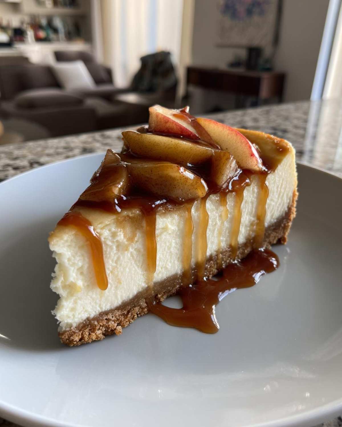 Caramel Apple Cheesecake - detail 1