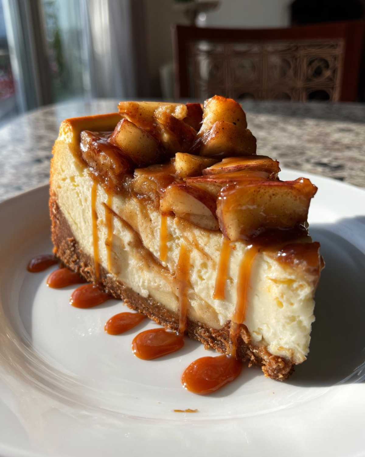 Caramel Apple Cheesecake - detail 2