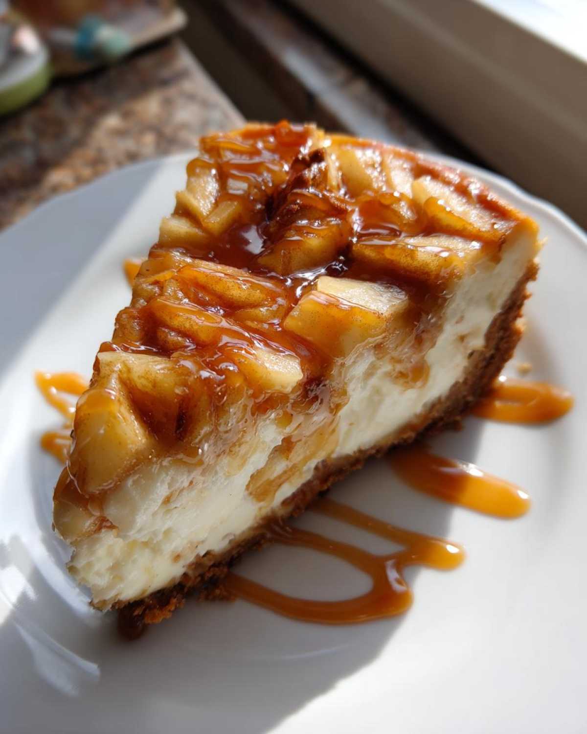 Caramel Apple Cheesecake - detail 3